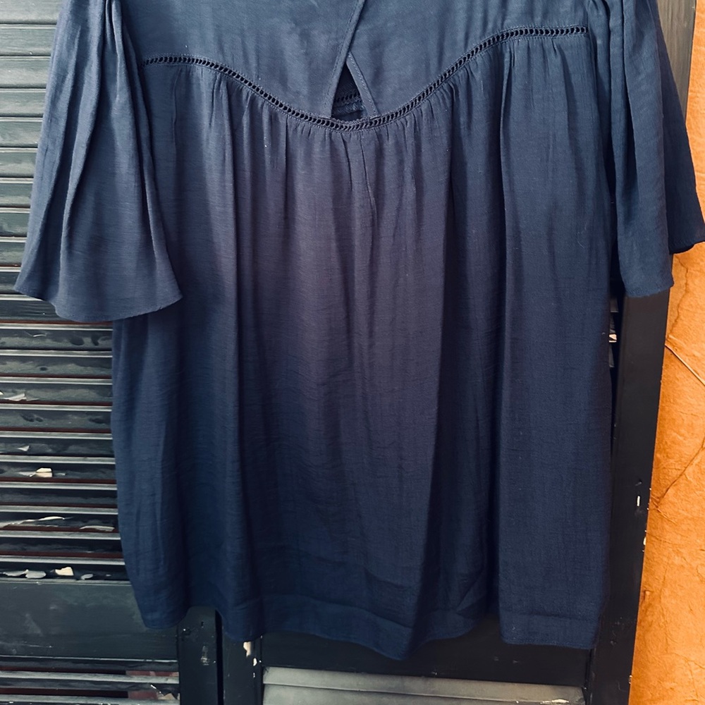 Navy blouse